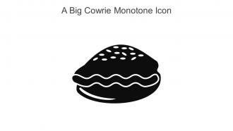 A Big Cowrie Monotone Icon In Powerpoint Pptx Png And Editable Eps Format