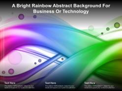 A bright rainbow abstract background for business or technology