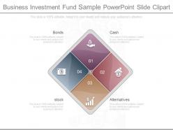 A business investment fund sample powerpoint slide clipart