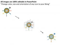 A business target achievement and analysis flat powerpoint design