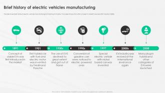 A Complete Guide To Electric Brief History Of Electric Vehicles Manufacturing
