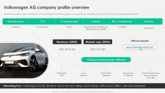 A Complete Guide To Electric Volkswagen Ag Company Profile Overview