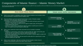 A Complete Understanding Of Islamic Finance Powerpoint Presentation Slides Fin CD V Template Pre-designed