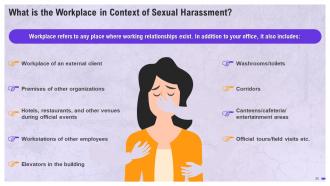 A Comprehensive Guide to Understanding Sexual Harassment Training Ppt Slides Ideas
