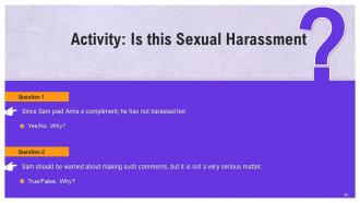 A Comprehensive Guide to Understanding Sexual Harassment Training Ppt Pre designed Ideas