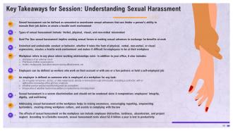 A Comprehensive Guide to Understanding Sexual Harassment Training Ppt Idea Image