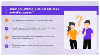 A Comprehensive Guide to Understanding Sexual Harassment Training Ppt Content Ready Image