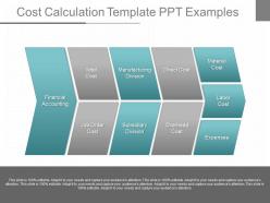 A cost calculation template ppt examples