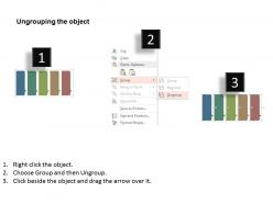 A five sequential steps for key financial statements flat powerpoint design