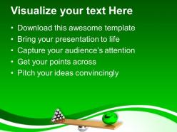 A green model leading his team powerpoint templates ppt themes and graphics 0213