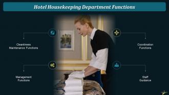 A Guide To Hotel Housekeeping Training Ppt Graphical Adaptable