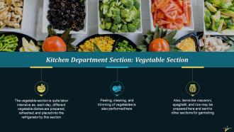 A Guide To Hotel Kitchen Department Sections Training Ppt Editable Slides