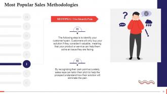 A Guide To Sales Methodologies Training Ppt Template Impressive