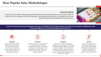 A Guide To Sales Methodologies Training Ppt Good Impressive