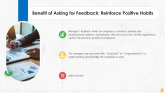 A Guide To Seek Feedback From Manager Training Ppt Graphical Template