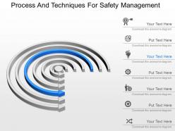 A process and techniques for safety management powerpoint template
