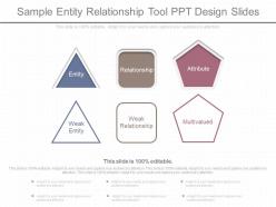 A sample entity relationship tool ppt design slides