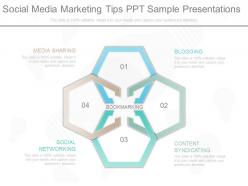 A social media marketing tips ppt sample presentations