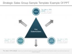 A strategic sales group sample template example of ppt