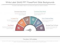 A white label saas ppt powerpoint slide backgrounds