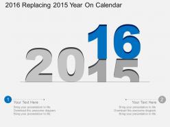 Ab 2016 replacing 2015 year on calendar flat powerpoint design