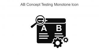 AB Concept Testing Monotone Icon In Powerpoint Pptx Png And Editable Eps Format