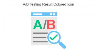 AB Testing Result Colored Icon In Powerpoint Pptx Png And Editable Eps Format