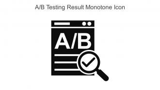 AB Testing Result Monotone Icon In Powerpoint Pptx Png And Editable Eps Format
