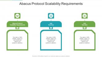 Abacus Protocol Scalability Requirements In Powerpoint And Google Slides Cpb