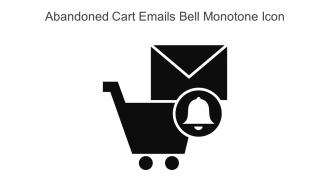 Abandoned Cart Emails Bell Monotone Icon In Powerpoint Pptx Png And Editable Eps Format