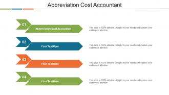 Abbreviation Cost Accountant Ppt Powerpoint Presentation Show Files Cpb