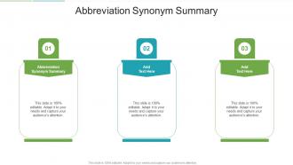 Abbreviation Synonym Summary In Powerpoint And Google Slides Cpb