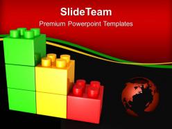 Abc building blocks powerpoint templates lego global success leadership ppt slide