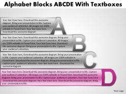 Abcd blocks diagram for business process