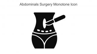 Abdominals Surgery Monotone Icon In Powerpoint Pptx Png And Editable Eps Format