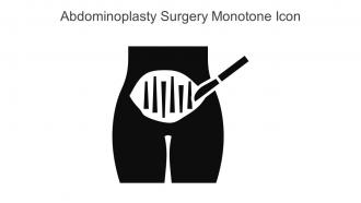 Abdominoplasty Surgery Monotone Icon In Powerpoint Pptx Png And Editable Eps Format