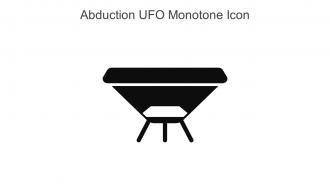 Abduction UFO Monotone Icon In Powerpoint Pptx Png And Editable Eps Format