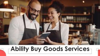 Ability Buy Goods Services powerpoint presentation and google slides ICP