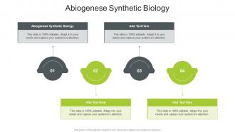 Abiogenese Synthetic Biology In Powerpoint And Google Slides Cpb