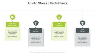 Abiotic Stress Effects Plants In Powerpoint And Google Slides Cpb