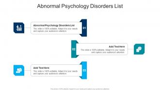 Abnormal Psychology Disorders List In Powerpoint And Google Slides Cpb