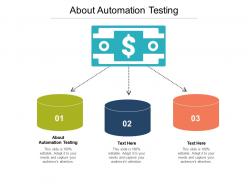 About automation testing ppt powerpoint presentation icon guide cpb