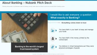 About banking nubank pitch deck
