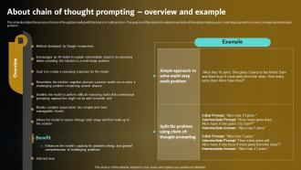 About Chain Of Thought Prompting Overview Prompt Engineering For Effective Interaction With Ai