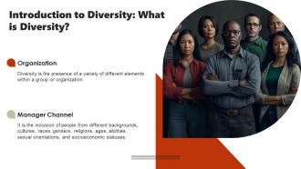 About Diversity powerpoint presentation and google slides ICP Professional Informative