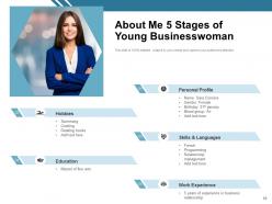 About Me 5 Stages Business Professional Experience Management Communication