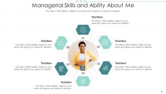 About me business skill professional expertise technical details