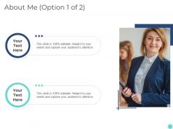 About me option 1 of 2 self introduction ppt guidelines
