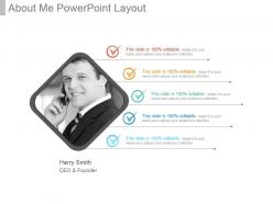 About me powerpoint layout