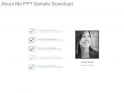 About me ppt sample download